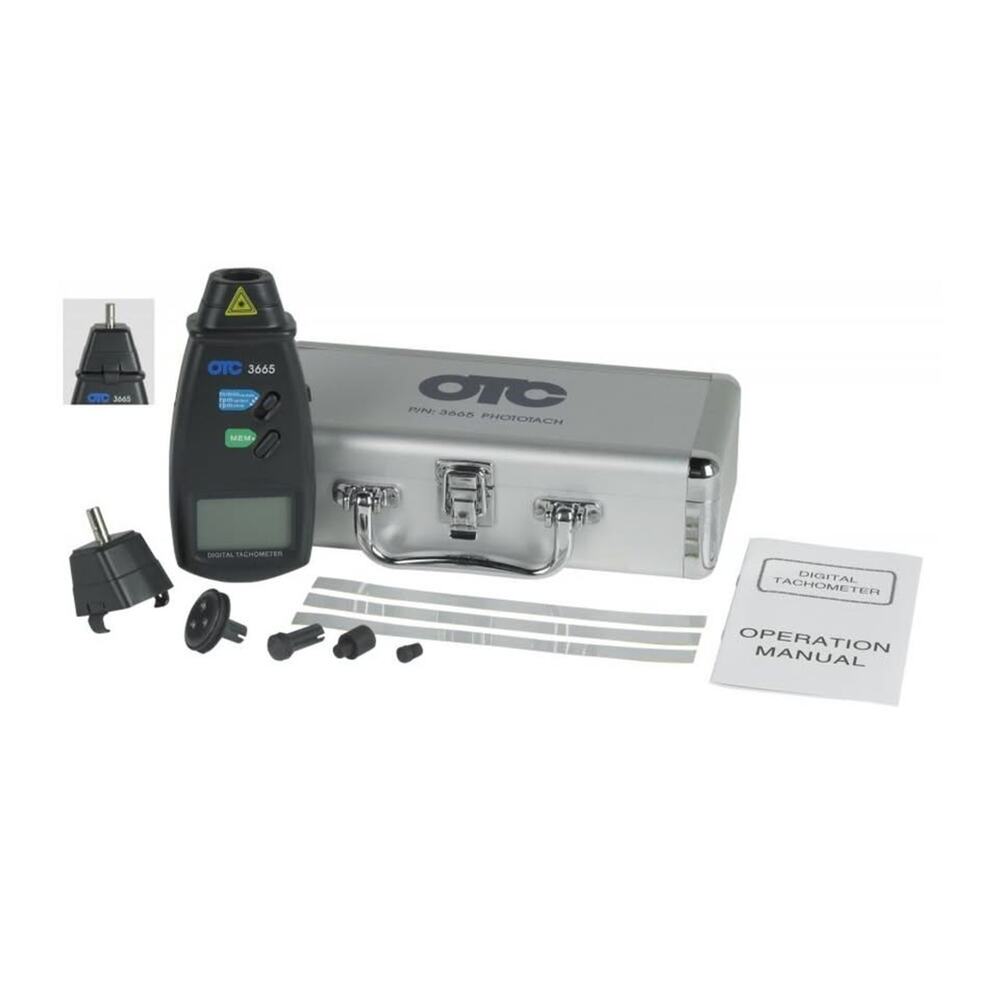 Digital PhotoTach – Laser RPM Meter, Contact & Non-Contact